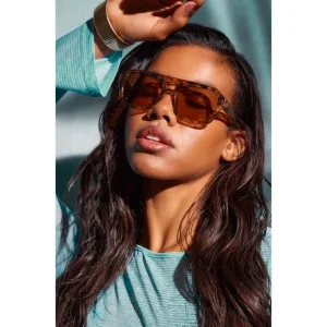 A.Kjærbede Tortoiseshell Aviator Sunglasses - glamourwo.com | ladies' apparel & accessories & shoes* Clearance