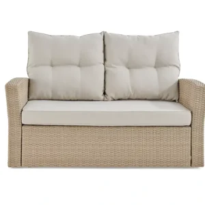 Alaterre Furniture Canaan Two-Seat Love Seat with Cushions - glamourwo.com | ladies' apparel & accessories & shoes* Discount