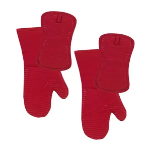 All-Clad Silicone Oven Mitt and Pot Holder Set - glamourwo.com | ladies' apparel & accessories & shoes* Sale