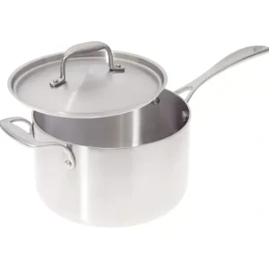 American Kitchen 4-quart Covered Stainless Steel Saucepan - glamourwo.com | ladies' apparel & accessories & shoes* Best Sale