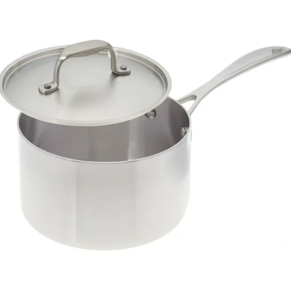 American Kitchen 3-quart Covered Stainless SteeSaucepan - glamourwo.com | ladies' apparel & accessories & shoes* Discount