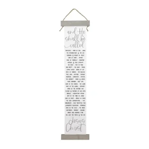 "And He Shall Be Called" Long Hanging Canvas - glamourwo.com | ladies' apparel & accessories & shoes* Hot