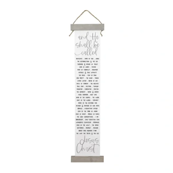 "And He Shall Be Called" Long Hanging Canvas - glamourwo.com | ladies' apparel & accessories & shoes* Hot