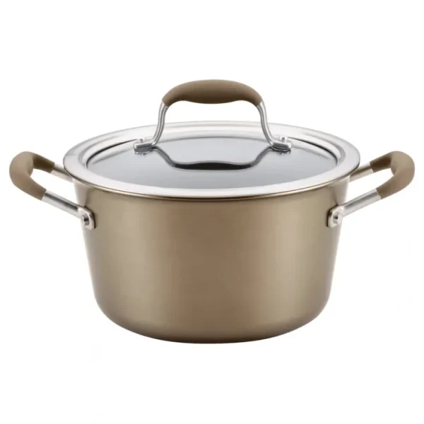 Anolon Advanced Home Hard-Anodized Nonstick Saucepot, 4.5qt - glamourwo.com | ladies' apparel & accessories & shoes* New