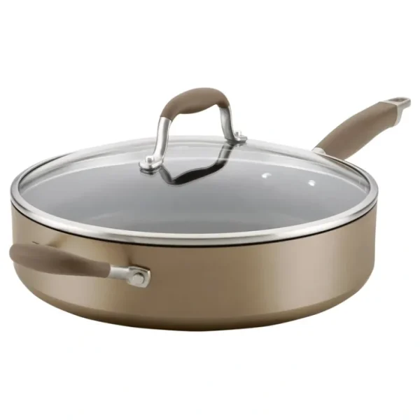 Anolon Advanced Home Hard-Anodized Nonstick Saute Pan, 5qt - glamourwo.com | ladies' apparel & accessories & shoes* New