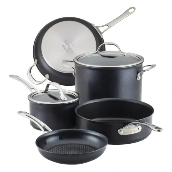 Anolon X Hybrid Nonstick Aluminum 7pc Cookware Set - glamourwo.com | ladies' apparel & accessories & shoes* Fashion