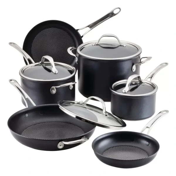 Anolon X Hybrid Nonstick Aluminum 10pc Cookware Set - glamourwo.com | ladies' apparel & accessories & shoes* Cheap