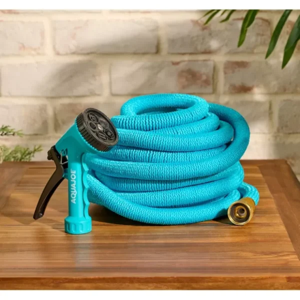 Aqua Joe 75' Expanding Garden Hose with 5-Pattern Spray Nozzle - glamourwo.com | ladies' apparel & accessories & shoes* Cheap