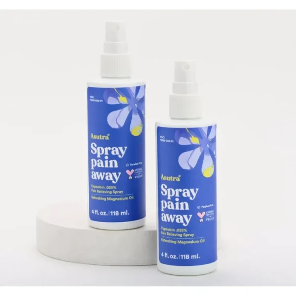 Asutra Set of 2 Spray Pain Away Magnesium Pain Relief Spray - glamourwo.com | ladies' apparel & accessories & shoes* Cheap
