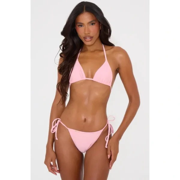 Baby Pink Mix & Match Triangle Bikini Top - glamourwo.com | ladies' apparel & accessories & shoes* Flash Sale