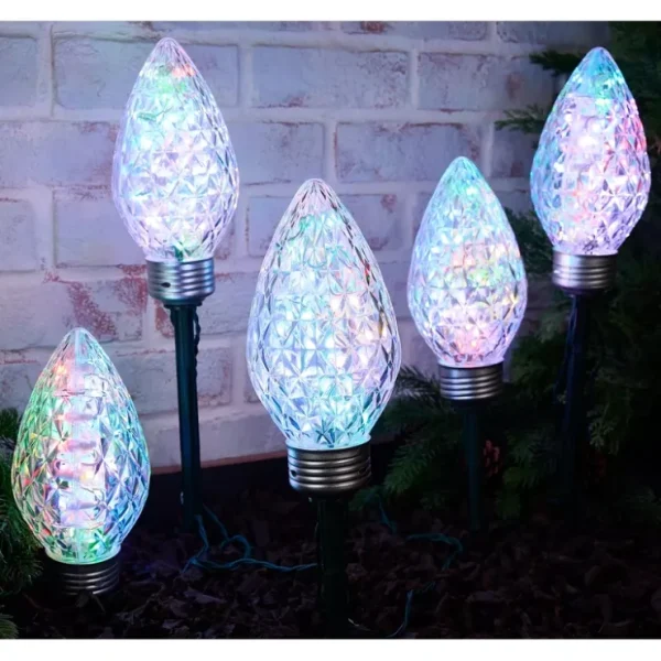 Bethlehem Lights (5) C9 Bulb Color Stake Lights - glamourwo.com | ladies' apparel & accessories & shoes* New