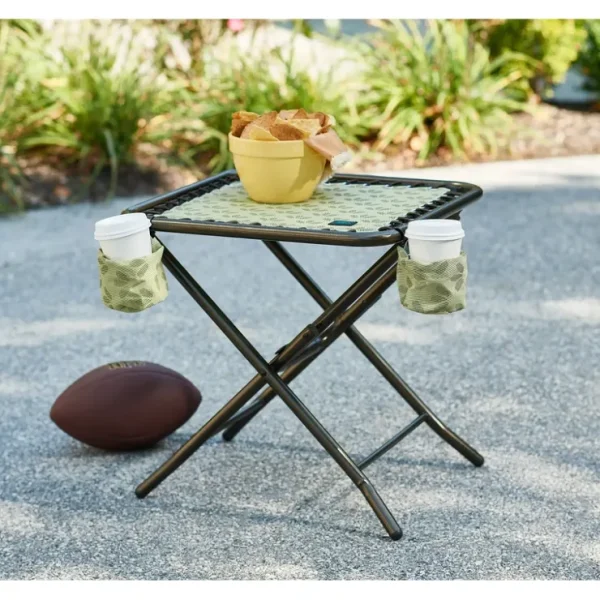 Bliss Hammocks Foldable Sling Side Table with Cup Holders - glamourwo.com | ladies' apparel & accessories & shoes* Sale