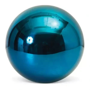 9.8" Blue Gazing Ball by Gerson Co - glamourwo.com | ladies' apparel & accessories & shoes* Fashion