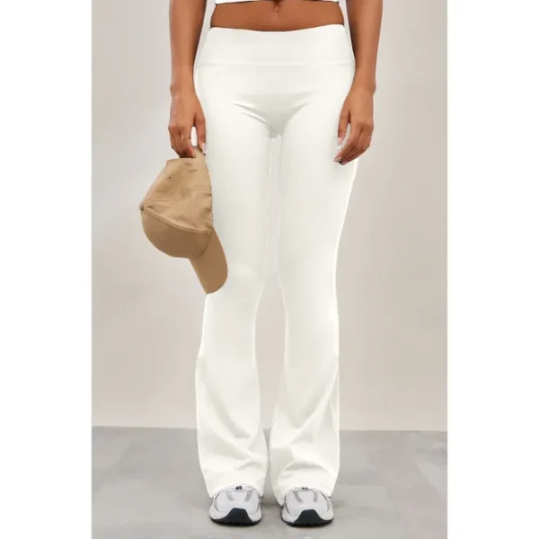 Bone Sculpt High Waist Flare Yoga Pants - glamourwo.com | ladies' apparel & accessories & shoes* Fashion