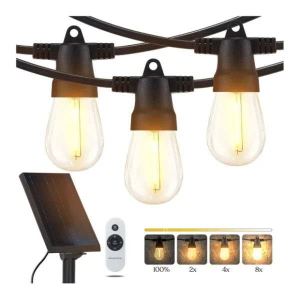 Brightech Ambience Pro 27Ft 4W Solar LED 3000KString Light - glamourwo.com | ladies' apparel & accessories & shoes* Online