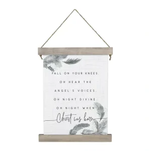 "Christ Was Born" Hanging Canvas By Sincere Suroundings - glamourwo.com | ladies' apparel & accessories & shoes* Cheap
