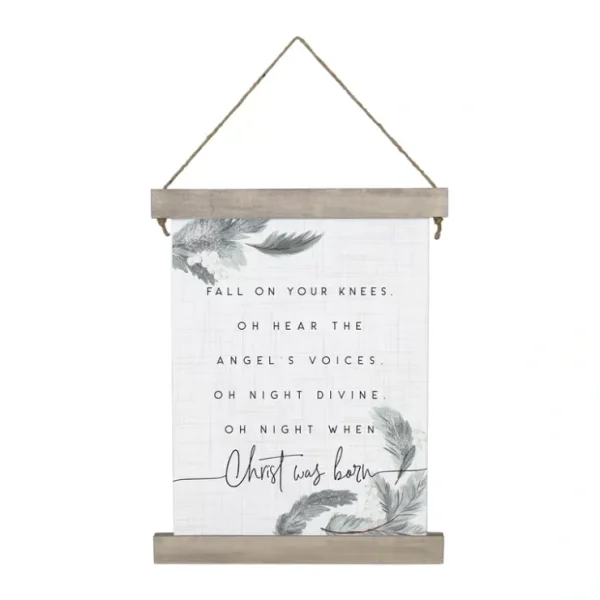 "Christ Was Born" Hanging Canvas By Sincere Suroundings - glamourwo.com | ladies' apparel & accessories & shoes* Cheap