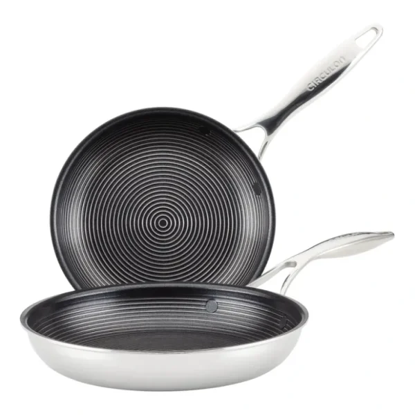 Circulon 2pc. Clad Nonstick Frying Pan Set - glamourwo.com | ladies' apparel & accessories & shoes* Outlet