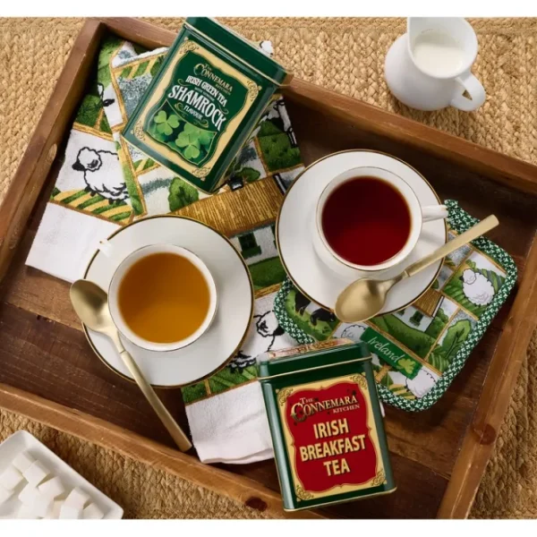 Connemara Kitchen Irish Countryside 100-ct Tea Bags with Tea Towel - glamourwo.com | ladies' apparel & accessories & shoes* Best Sale