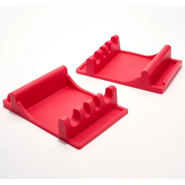 Cook's Essentials Set of 2 Utensil Rests with Lid Holder - glamourwo.com | ladies' apparel & accessories & shoes* Flash Sale