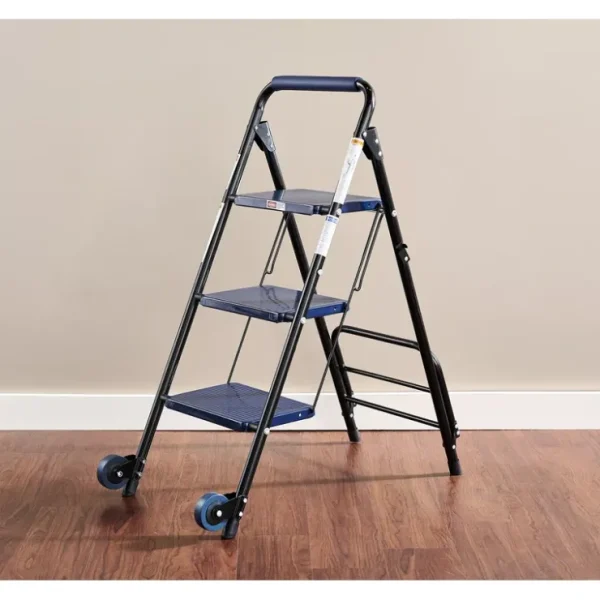 EMPOWER Multi-Function 3-Step Ladder with Hand Truck Wheels - glamourwo.com | ladies' apparel & accessories & shoes* Hot