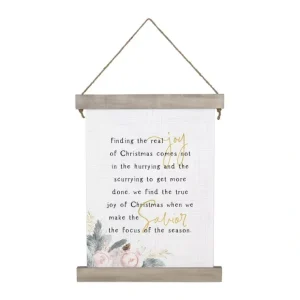 "Finding The Real Joy" Hanging Canvas By Sincer e Surroundings - glamourwo.com | ladies' apparel & accessories & shoes* Clearance
