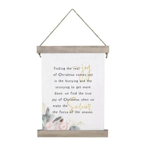 "Finding The Real Joy" Hanging Canvas By Sincer e Surroundings - glamourwo.com | ladies' apparel & accessories & shoes* Clearance
