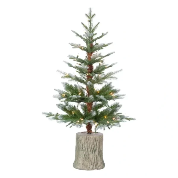 3-Ft High Potted Natural Cut Frosted Pine Tree by Sterling Co - glamourwo.com | ladies' apparel & accessories & shoes* Fashion