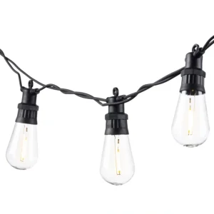 14.75ft L Black LED Patio Lights w/ Remote by Gerson Co - glamourwo.com | ladies' apparel & accessories & shoes* New