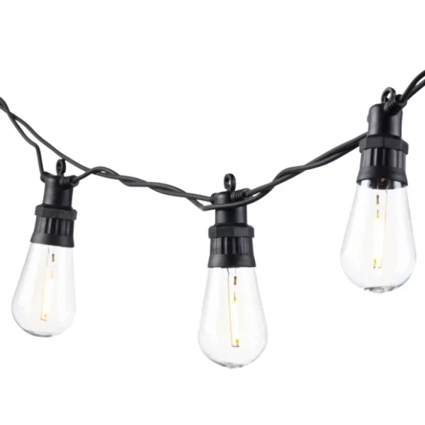 14.75ft L Black LED Patio Lights w/ Remote by Gerson Co - glamourwo.com | ladies' apparel & accessories & shoes* New