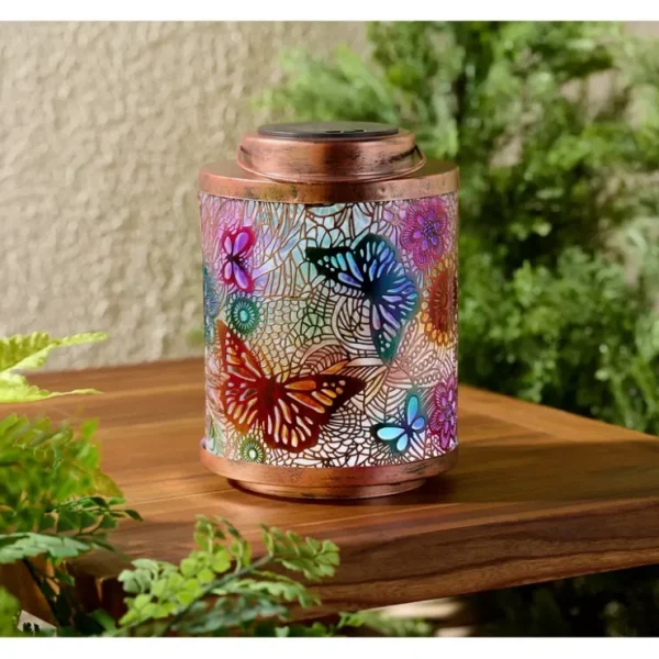 Girl Next Door Illuminated Metal Lantern w/Multi Color - glamourwo.com | ladies' apparel & accessories & shoes* Hot