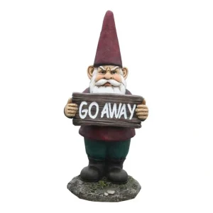 "Go Away" Resin Gnome by Santa's Workshop - glamourwo.com | ladies' apparel & accessories & shoes* Cheap