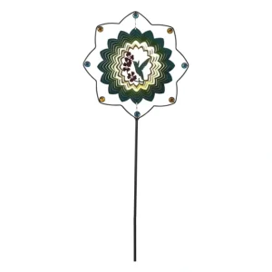 63"H Metal and Stainless Steel Wind Spinner by Gerson Co - glamourwo.com | ladies' apparel & accessories & shoes* Fashion