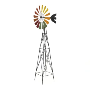 91.73"H Metal Garden Windmill by Gerson Co - glamourwo.com | ladies' apparel & accessories & shoes* Discount