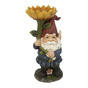 18.9"H Resin Gnome Figurine by Gerson Co - glamourwo.com | ladies' apparel & accessories & shoes* New