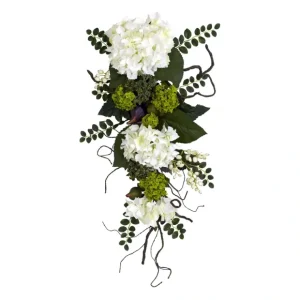28" Hydrangea Teardrop by Nearly Natural - glamourwo.com | ladies' apparel & accessories & shoes* Best
