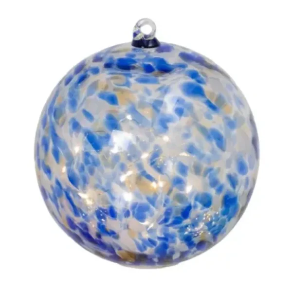 5.75-in H Battery Operated Blue Glass Sphere by Gerson Co - glamourwo.com | ladies' apparel & accessories & shoes* Best Sale