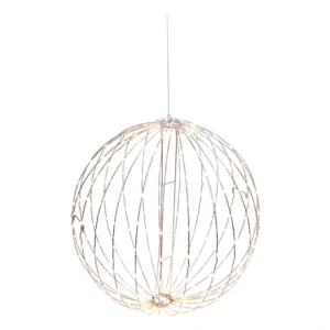 17-in H Foldable Metal Sphere w/ White LED Lights by Gerson C - glamourwo.com | ladies' apparel & accessories & shoes* Cheap