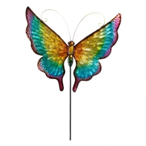 59 in. Iridescent Butterfly Yard Stake by Gerson International - glamourwo.com | ladies' apparel & accessories & shoes* Fashion