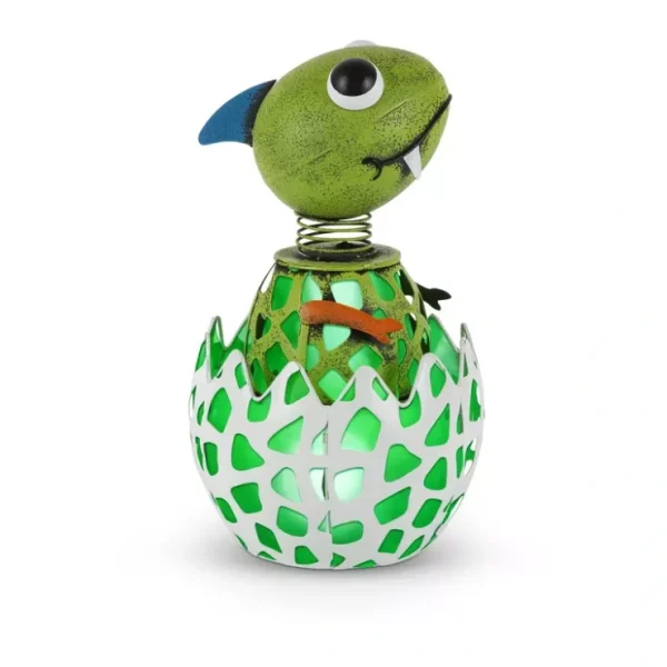 11.42 in. Solar Powered Baby Dinosaur Decor byGarden Meadow - glamourwo.com | ladies' apparel & accessories & shoes* Cheap
