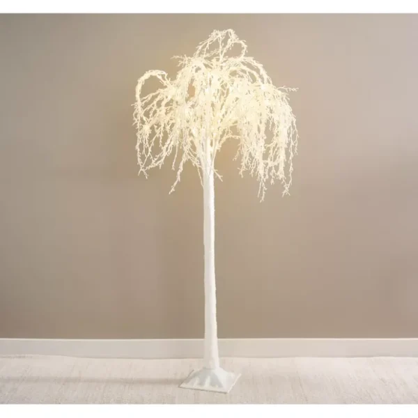 Indoor/ Outdoor 5' Twinkling Cascading Snowberry Tree - glamourwo.com | ladies' apparel & accessories & shoes* New