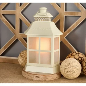 14" In/Outdoor Flickering Flame Lantern by Valerie - glamourwo.com | ladies' apparel & accessories & shoes* Clearance