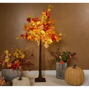5' In/Outdoor Illuminated Maple Leaf Tree by Valerie - glamourwo.com | ladies' apparel & accessories & shoes* Fashion