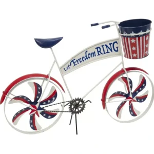 21.6"L Metal Americana Bicycle by Gerson Co - glamourwo.com | ladies' apparel & accessories & shoes* Store