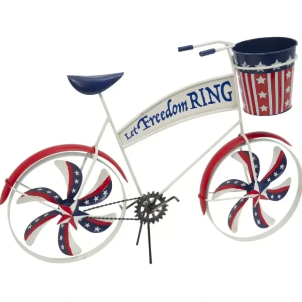 21.6"L Metal Americana Bicycle by Gerson Co - glamourwo.com | ladies' apparel & accessories & shoes* Store