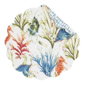 17" Marino Round Placemat Set of 6 by Valerie - glamourwo.com | ladies' apparel & accessories & shoes* Store