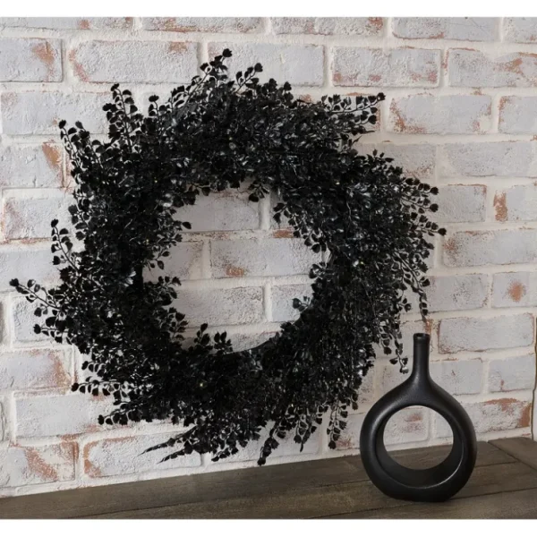 Martha Stewart 24" Illuminated Halloween Wreath - glamourwo.com | ladies' apparel & accessories & shoes* Best