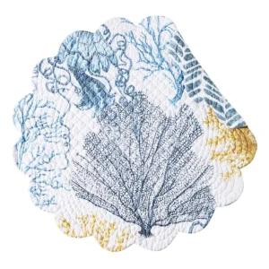 17" Monterey Mist Round Placemat Set of 6 by Valerie - glamourwo.com | ladies' apparel & accessories & shoes* Store