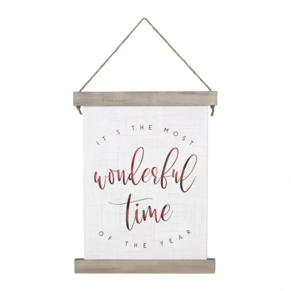 "Most Wonderful Time" Hanging Canvas By SincereSurroundings - glamourwo.com | ladies' apparel & accessories & shoes* Best Sale