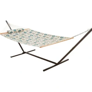 52" Multi-Colored Quilted Hammock Combo with Pillow and Stand - glamourwo.com | ladies' apparel & accessories & shoes* New